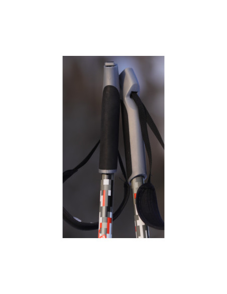 Haghus teleskopiska skidstavar